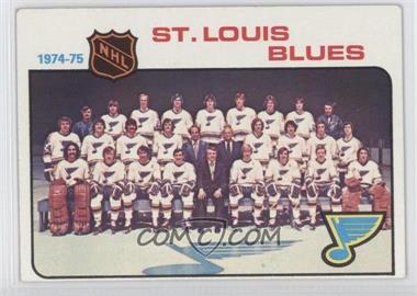 1975-76 Topps - [Base] #96 - Team Checklist - St. Louis Blues Team [Good to VG‑EX]