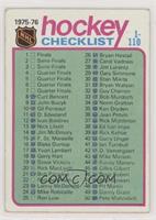 Checklist - Cards 1-110 [Poor to Fair]