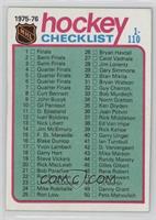 Checklist - Cards 1-110