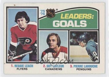 1976-77 O-Pee-Chee - [Base] #1 - Pierre Larouche, Guy Lafleur, Reggie Leach