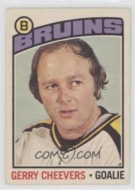 1976-77 O-Pee-Chee - [Base] #120 - Gerry Cheevers [Good to VG‑EX]