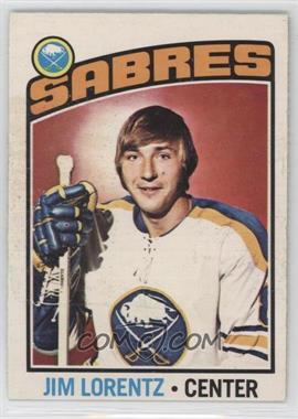 1976-77 O-Pee-Chee - [Base] #162 - Jim Lorentz [Good to VG‑EX]