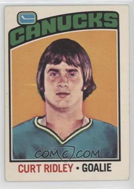 1976-77 O-Pee-Chee - [Base] #197 - Curt Ridley