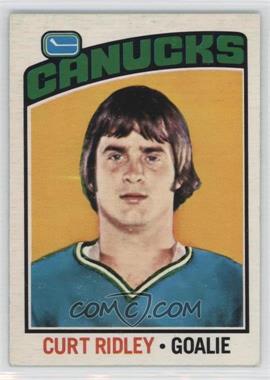 1976-77 O-Pee-Chee - [Base] #197 - Curt Ridley