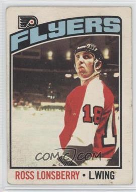 1976-77 O-Pee-Chee - [Base] #201 - Ross Lonsberry [Good to VG‑EX]