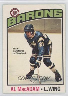 1976-77 O-Pee-Chee - [Base] #237 - Al MacAdam [Good to VG‑EX]