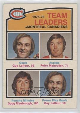 1976-77 O-Pee-Chee - [Base] #388 - Guy Lafleur, Peter Mahovlich, Doug Risebrough