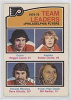 Reggie Leach, Bobby Clarke, Dave Schultz, Bill Barber