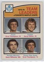 Errol Thompson, Darryl Sittler, Tiger Williams