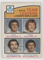 Errol Thompson, Darryl Sittler, Tiger Williams [Poor to Fair]