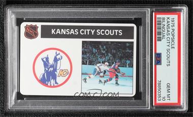 1976-77 Popsicle NHL Team Cards - Food Issue [Base] - Bilingual #_KCSC - Kansas City Scouts [PSA 10 GEM MT]