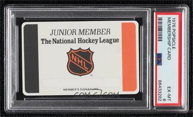 1976-77 Popsicle NHL Team Cards - Food Issue [Base] #_NHLM - NHL Junior Member [PSA 6 EX‑MT]
