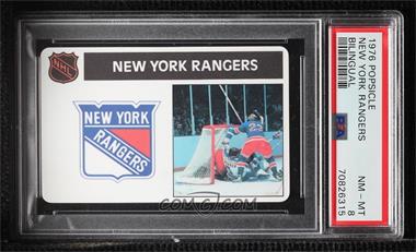 1976-77 Popsicle NHL Team Cards - Food Issue [Base] #_NYR - New York Rangers [PSA 8 NM‑MT]