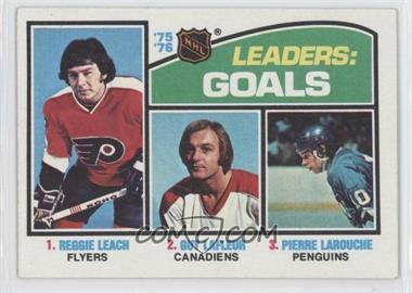 1976-77 Topps - [Base] #1 - Leaders: Goals (Reggie Leach, Guy Lafleur, Pierre Larouche)
