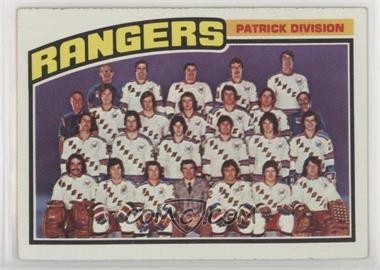 1976-77 Topps - [Base] #143 - New York Rangers Team [Poor to Fair]