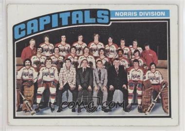 1976-77 Topps - [Base] #149 - Washington Capitals Team [Good to VG‑EX]