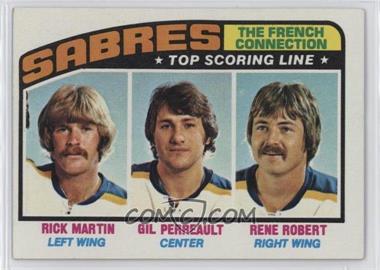 1976-77 Topps - [Base] #214 - Rick Martin, Gilbert Perreault, Rene Robert