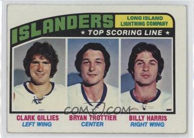 1976-77 Topps - [Base] #216 - New York Islanders Team, Clark Gillies, Bryan Trottier, Billy Harris