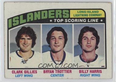 1976-77 Topps - [Base] #216 - New York Islanders Team, Clark Gillies, Bryan Trottier, Billy Harris