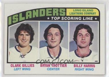 1976-77 Topps - [Base] #216 - New York Islanders Team, Clark Gillies, Bryan Trottier, Billy Harris