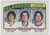 New York Islanders Team, Clark Gillies, Bryan Trottier, Billy Harris [Poor …