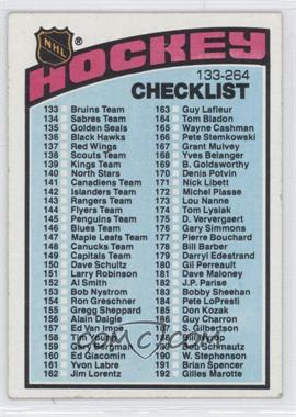 1976-77 Topps - [Base] #258 - Checklist