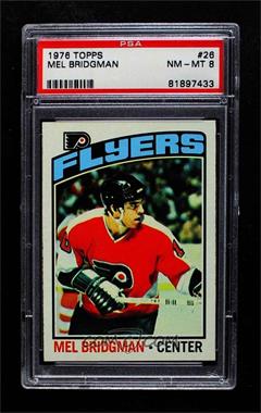 1976-77 Topps - [Base] #26 - Mel Bridgman [PSA 8 NM‑MT]