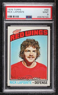 1976-77 Topps - [Base] #48 - Rick Lapointe [PSA 9 MINT]