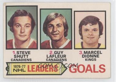 1977-78 O-Pee-Chee - [Base] #1 - Steve Shutt, Marcel Dionne, Guy Lafleur [Good to VG‑EX]