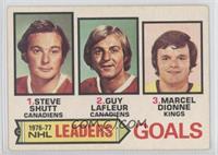 Steve Shutt, Marcel Dionne, Guy Lafleur [Good to VG‑EX]