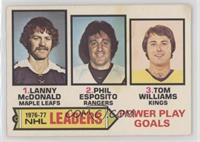 Lanny McDonald, Phil Esposito, Tom Williams [Poor to Fair]