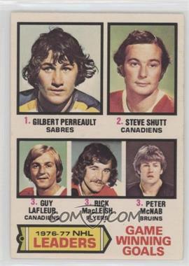 1977-78 O-Pee-Chee - [Base] #7 - Gilbert Perreault, Steve Shutt, Guy Lafleur, Rick MacLeish, Peter McNab