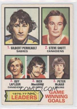 1977-78 O-Pee-Chee - [Base] #7 - Gilbert Perreault, Steve Shutt, Guy Lafleur, Rick MacLeish, Peter McNab