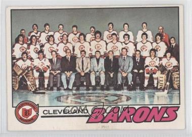 1977-78 O-Pee-Chee - [Base] #75 - Cleveland Barons Team [Poor to Fair]