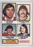 Ken Dryden, Rogie Vachon, Bernie Parent, Dunc Wilson