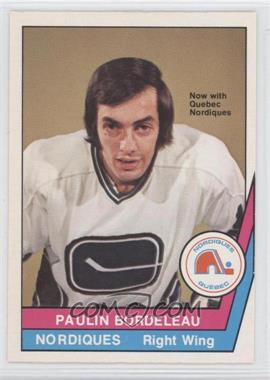 1977-78 O-Pee-Chee WHA - [Base] #32 - Paulin Bordeleau