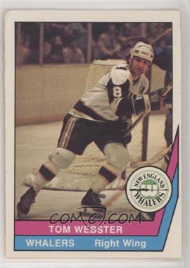 1977-78 O-Pee-Chee WHA - [Base] #55 - Tom Webster [Good to VG‑EX]