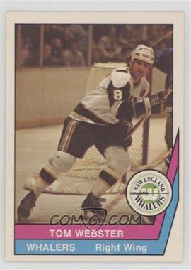 1977-78 O-Pee-Chee WHA - [Base] #55 - Tom Webster [Good to VG‑EX]
