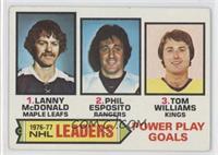 Lanny McDonald, Phil Esposito, Tom Williams [Poor to Fair]