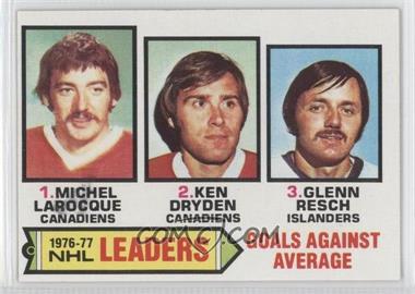 1977-78 Topps - [Base] #6 - Ken Dryden, Glenn Resch, Michel Larocque
