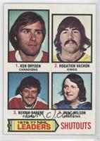 Ken Dryden, Rogie Vachon, Bernie Parent, Dunc Wilson)