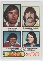 Ken Dryden, Rogie Vachon, Bernie Parent, Dunc Wilson)