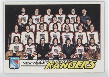 1977-78 Topps - [Base] #82 - New York Rangers Team