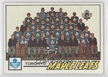 1977-78 Topps - [Base] #86 - Toronto Maple Leafs Team [Good to VG‑EX]