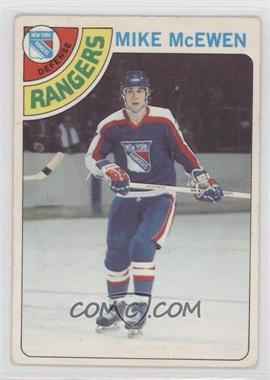 1978-79 O-Pee-Chee - [Base] #187 - Mike McEwen [Good to VG‑EX]