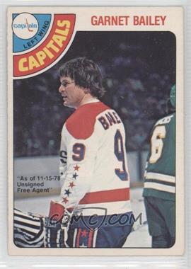 1978-79 O-Pee-Chee - [Base] #276 - Garnet Bailey