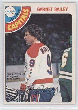 1978-79 O-Pee-Chee - [Base] #276 - Garnet Bailey