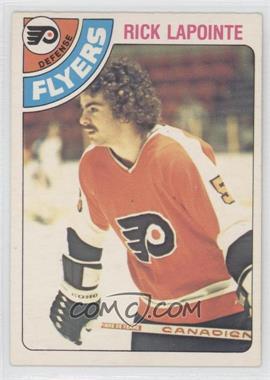 1978-79 O-Pee-Chee - [Base] #322 - Rick Lapointe