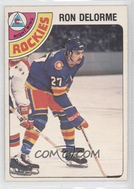 1978-79 O-Pee-Chee - [Base] #323 - Ron Delorme