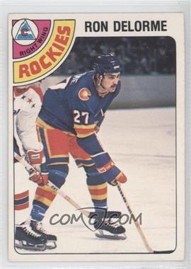 1978-79 O-Pee-Chee - [Base] #323 - Ron Delorme